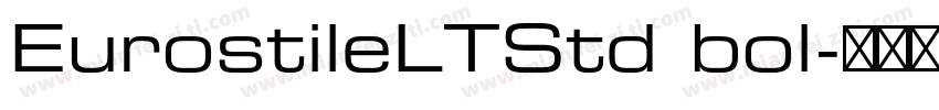 EurostileLTStd bol字体转换